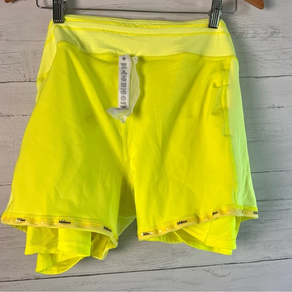 NWT Lululemon Pace Rival Mid-Rise Skirt Highlight Yellow Sz 14 - SOLD OUT COLOR! - Picture 14 of 14